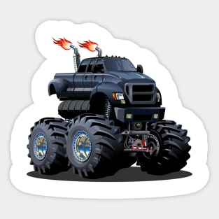 Cartoon monster truck Sticker